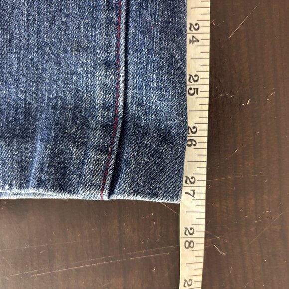 Vintage Coogi Australia Blue Denim Embroidered Pockets Straight Leg Jeans 36x34 - Picture 10 of 10